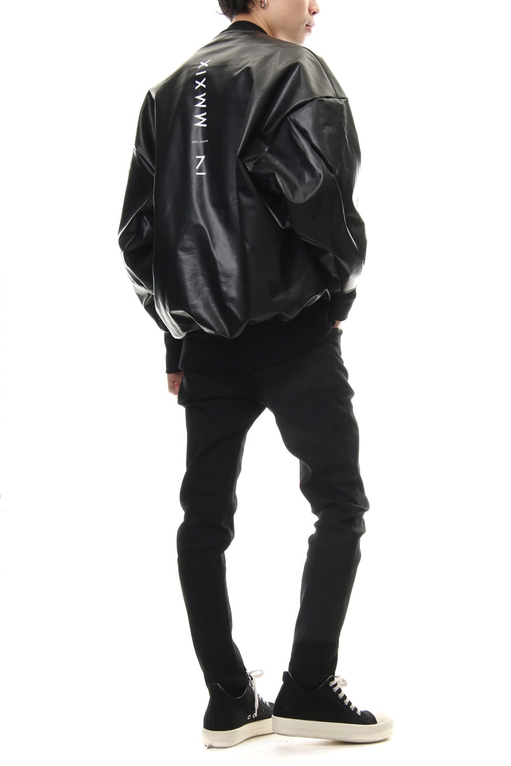 SEAMED SLEEVE BONDING SHIRT Black