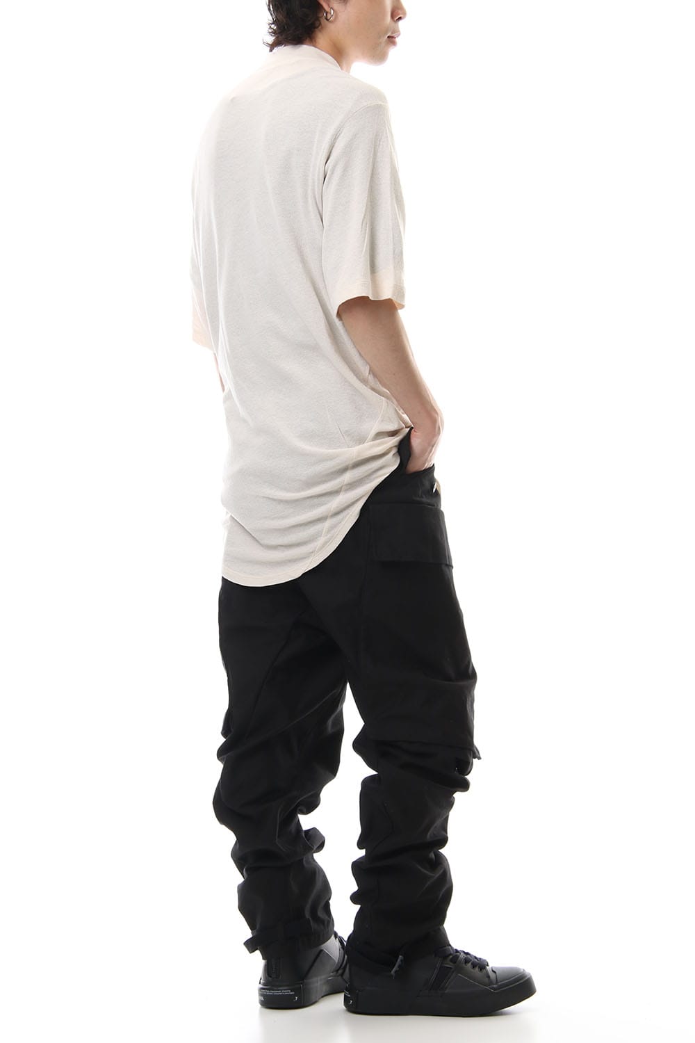 DRAPING T-SHIRT Light Beige