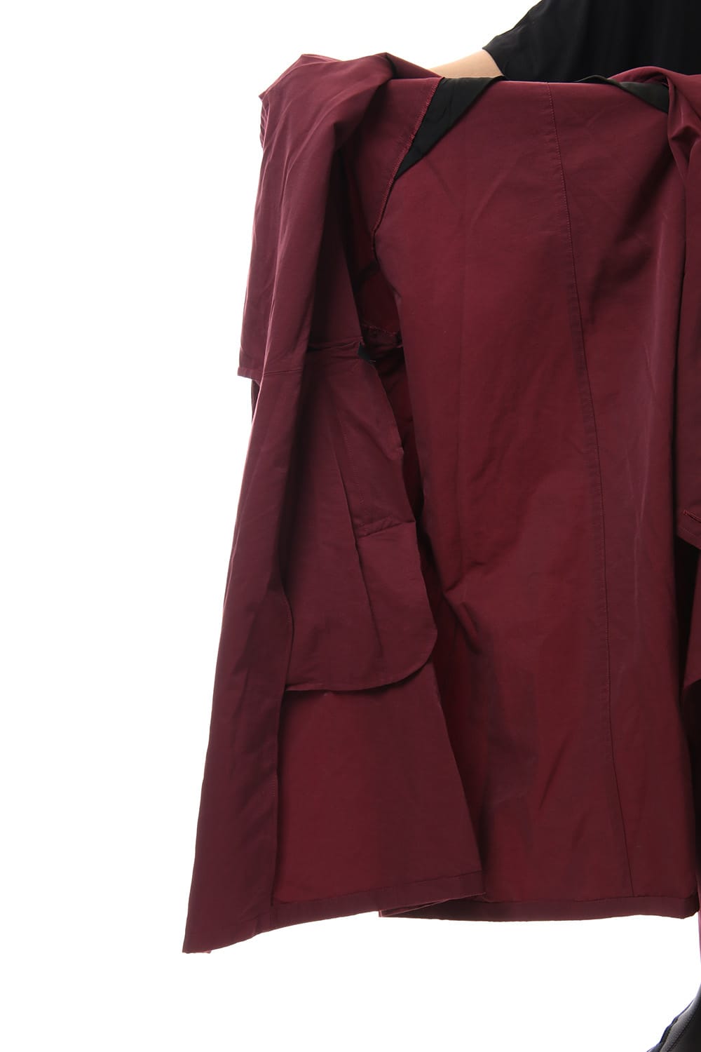 DIVIDED HOODED COAT Ember