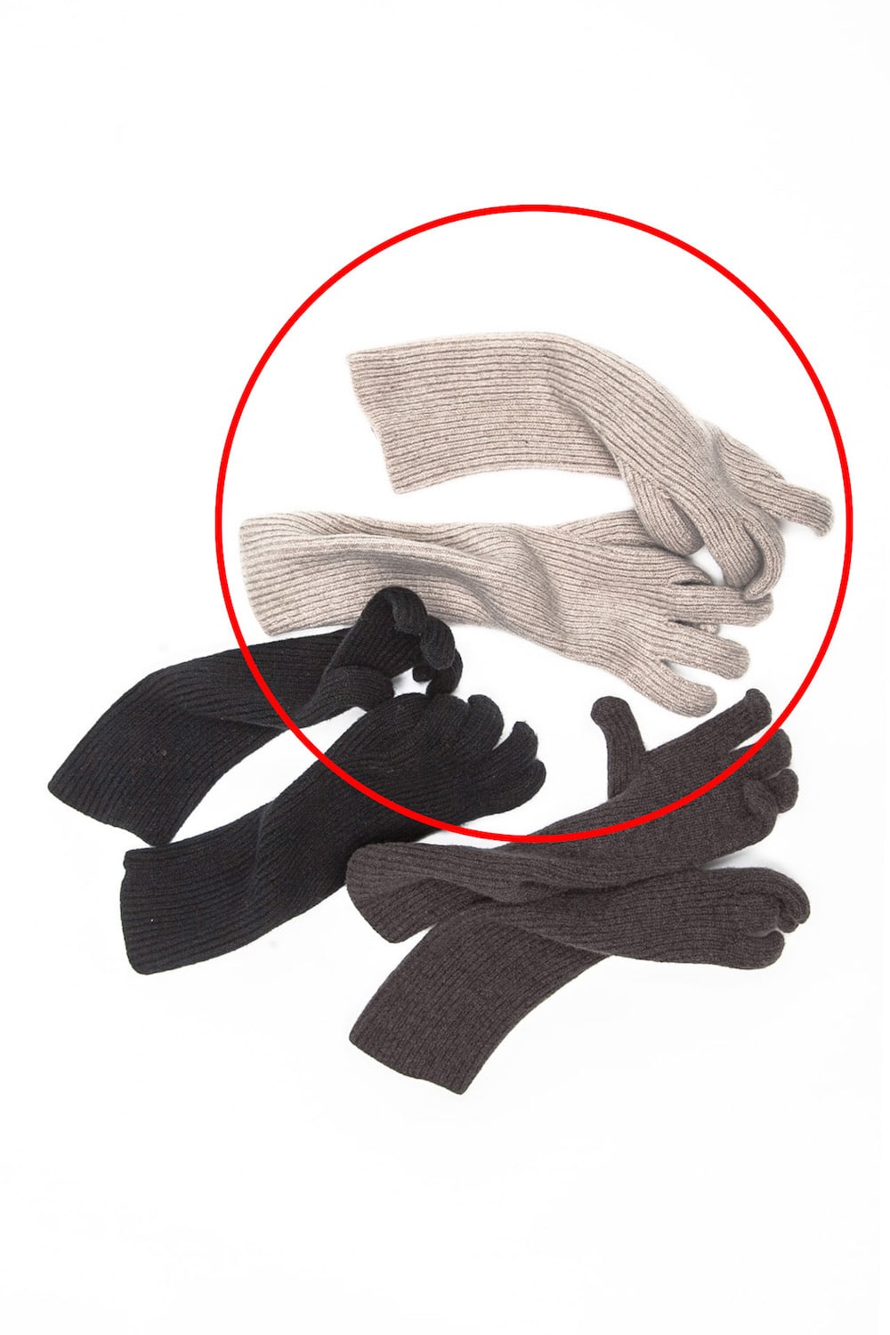 DIMENSIONAL GLOVE Greige