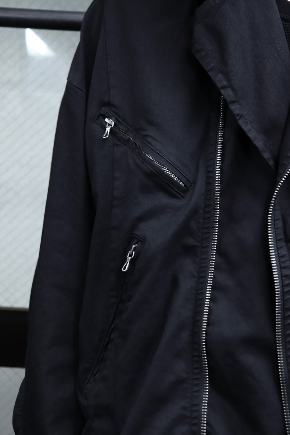 MOTORCYCLE JACKET Black