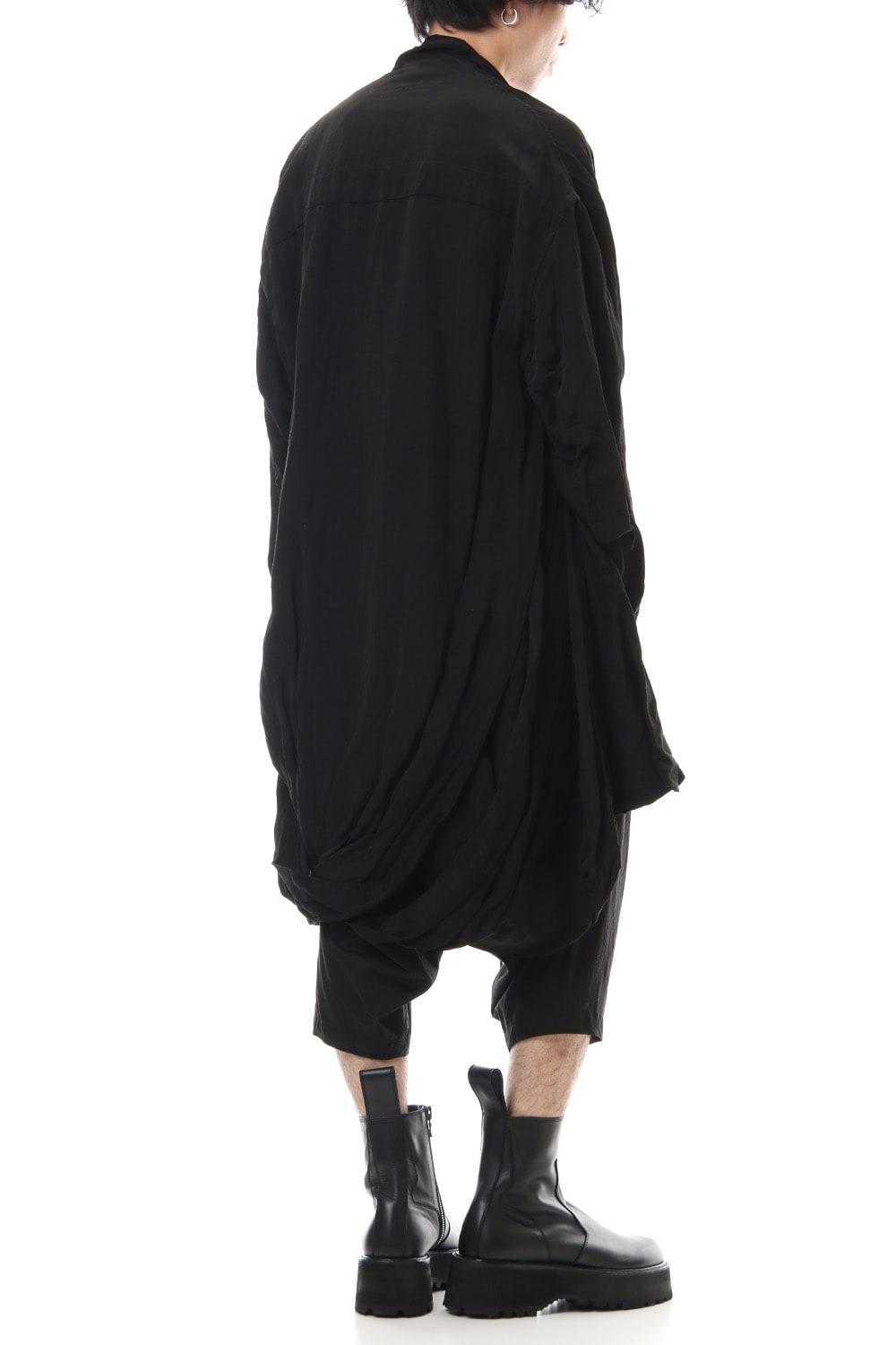 DRAPE GOWN Black