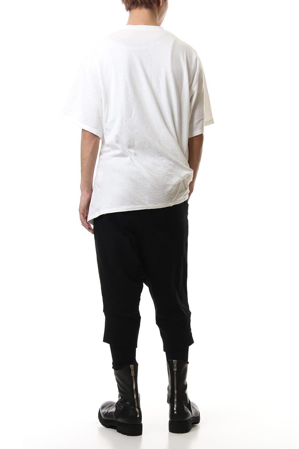 PT Shirring S/S cut & sewn White