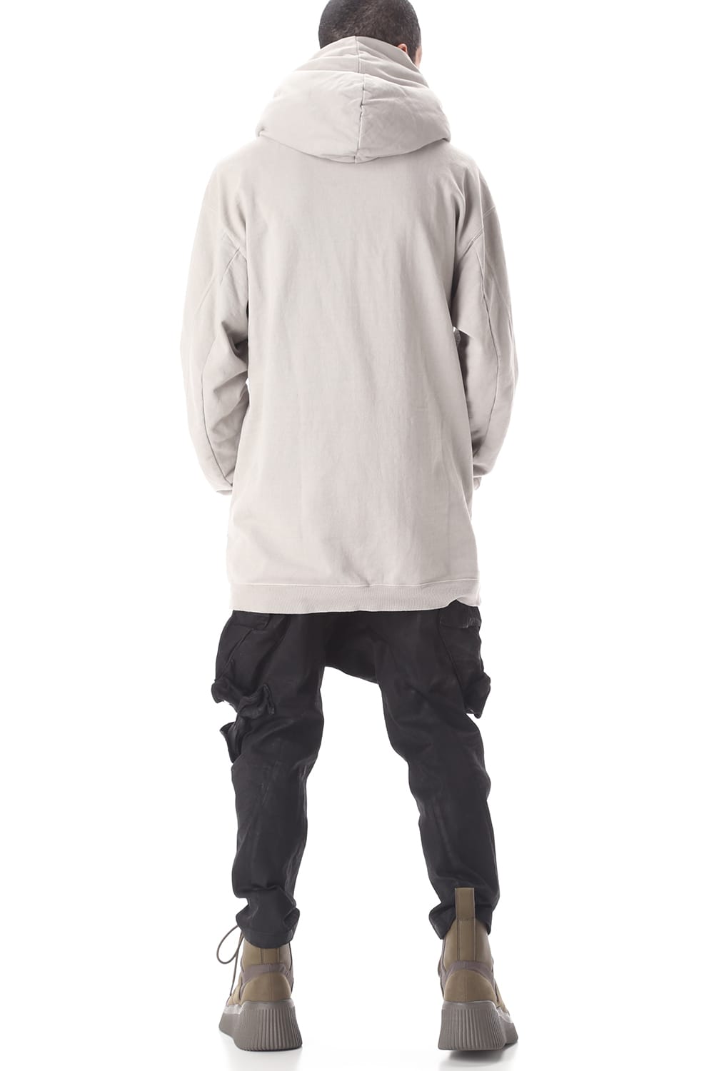 PADDED ZIP HOODIE (PLASTER)