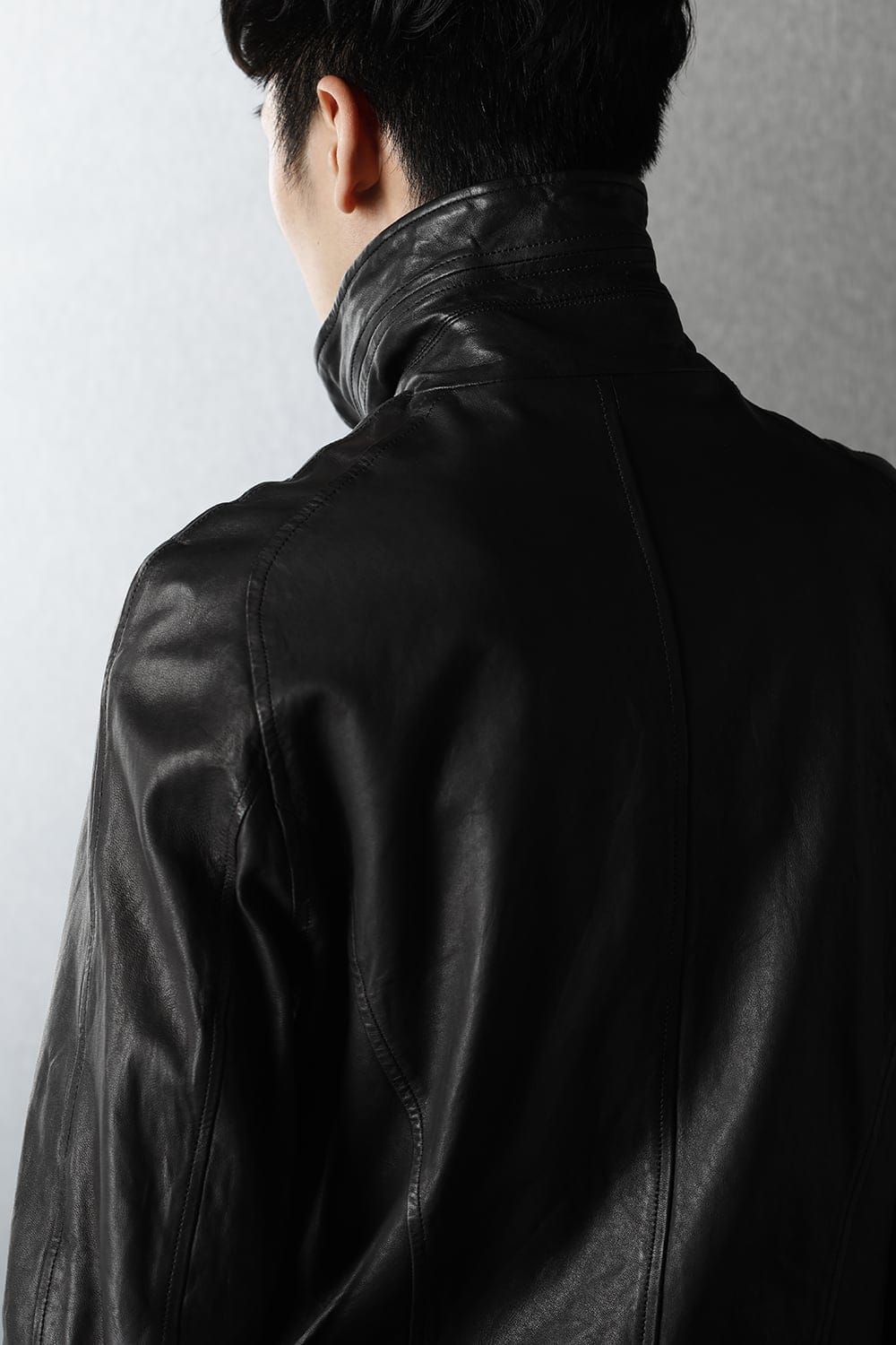 Jutneck Leather Blouson