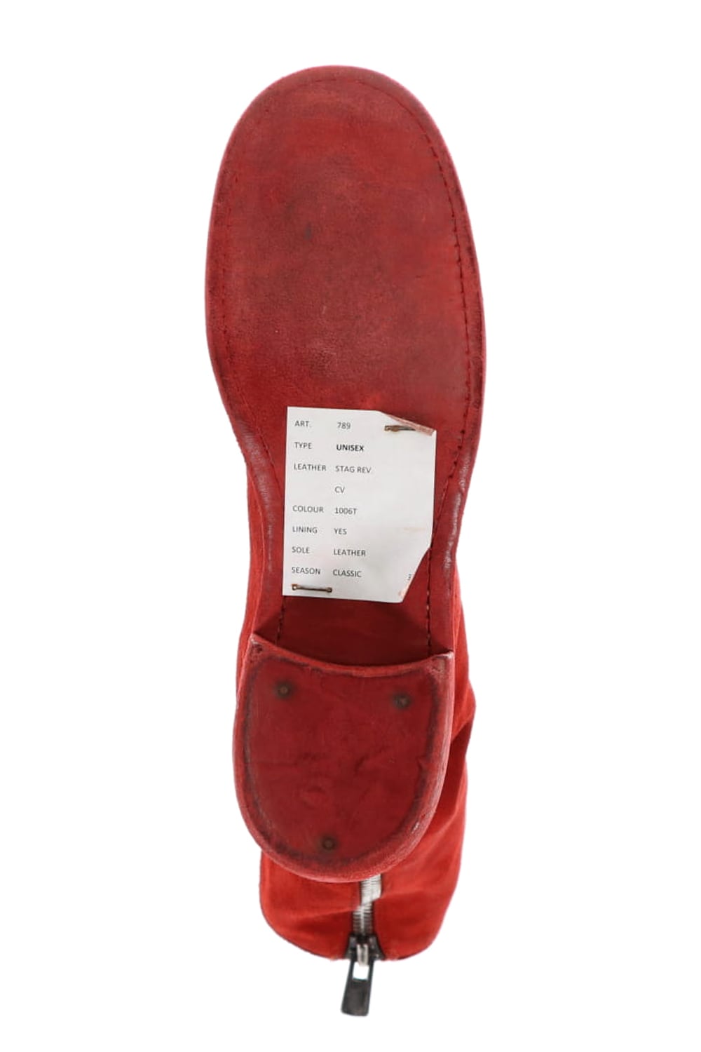 789 - Long Back Zip Boots