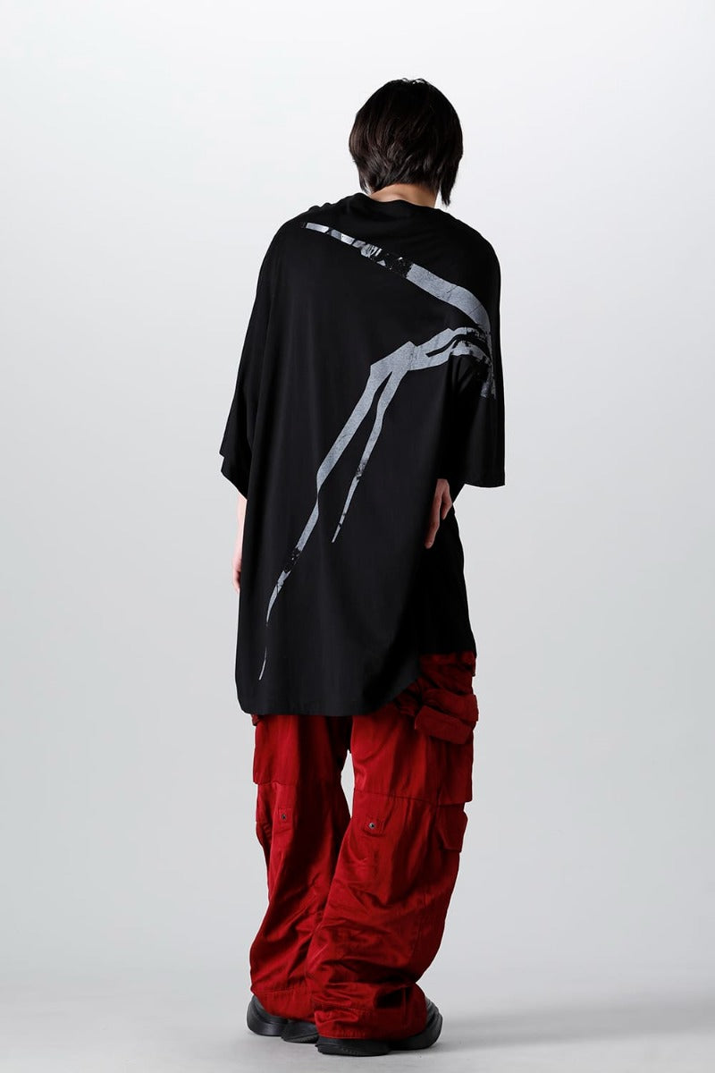 Printed Big Kite T-shirt Black