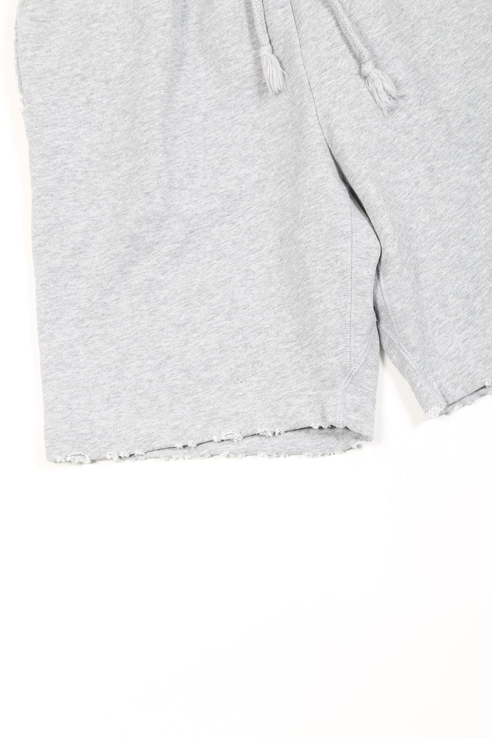 ミドル裏毛 ダメージ スウェット ショーツ ヘザー グレー