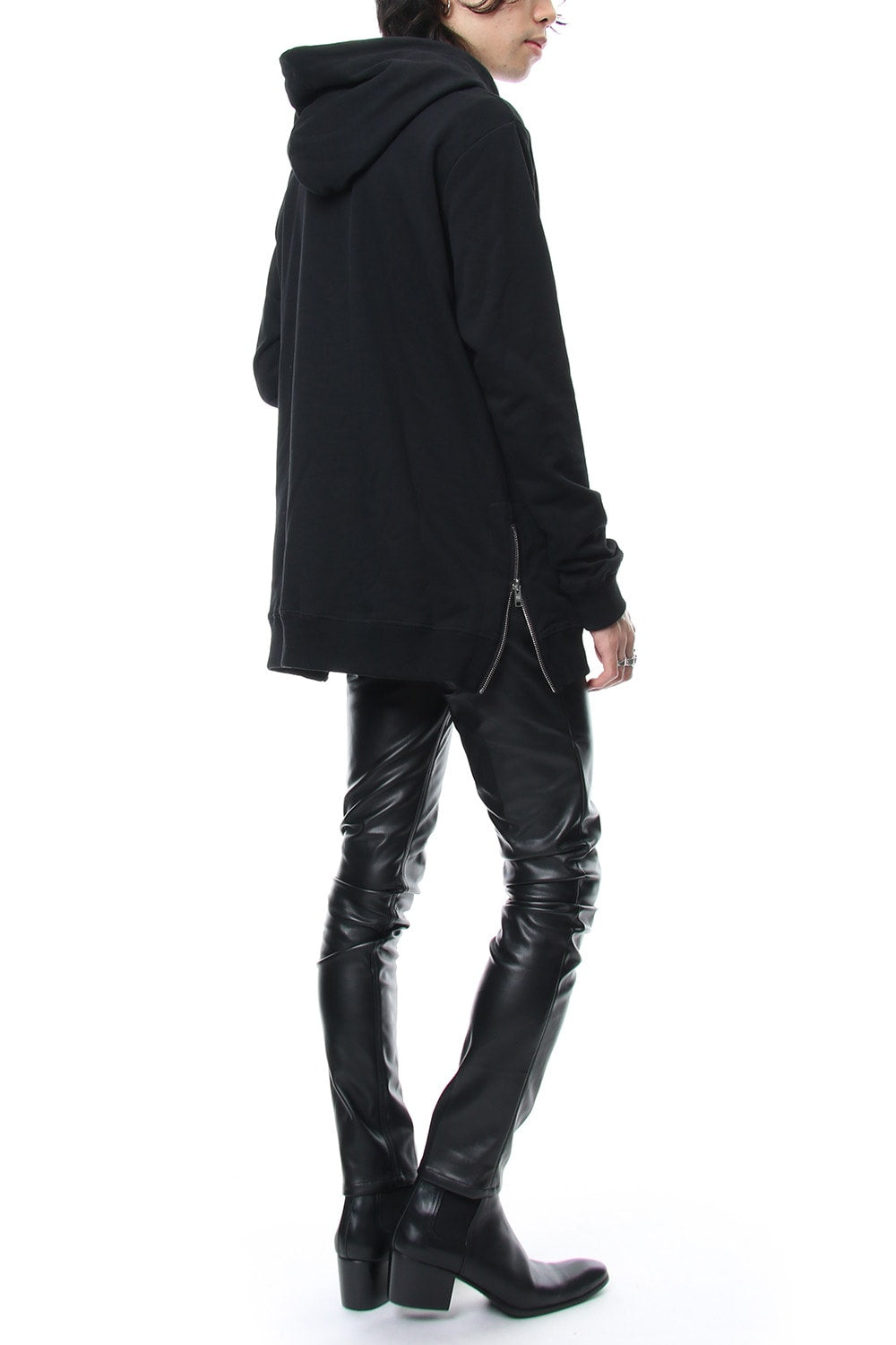 Fake Lamb Skin Leather Skinny