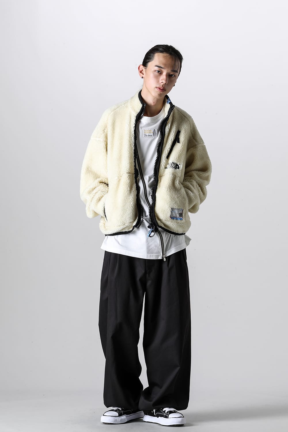 ワイドバック ボアブルゾン