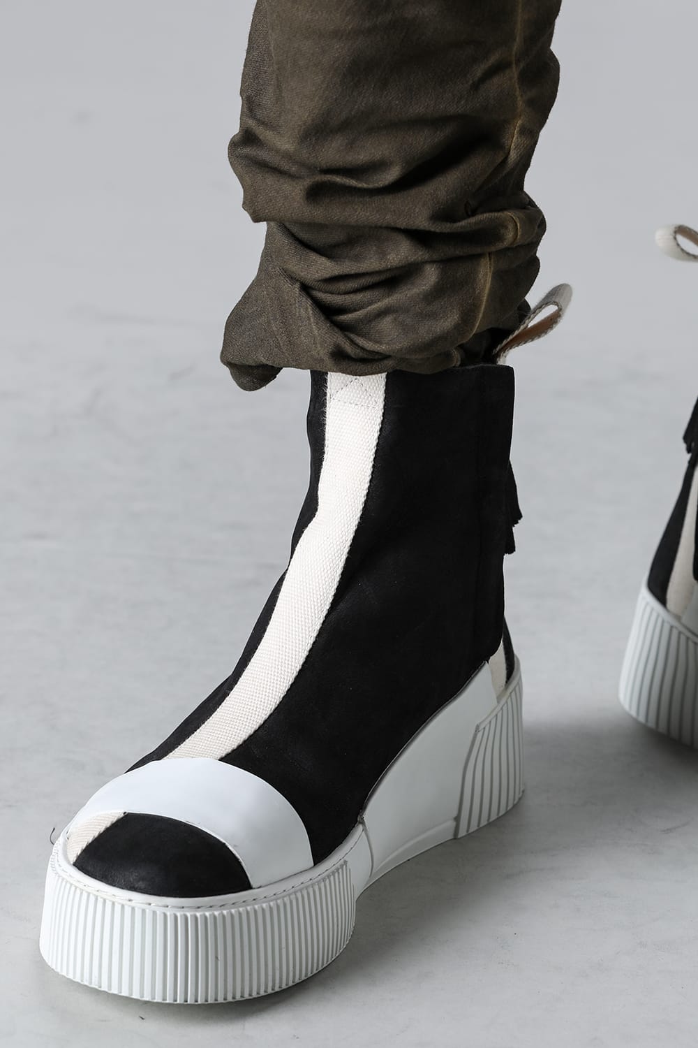 BAMBA3.3 LEATHER / BLACK - Side Zip