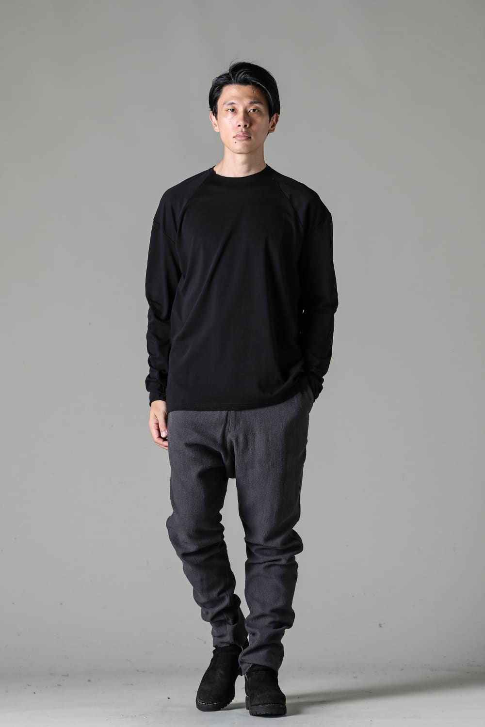 Long sleeve soft jersey Black