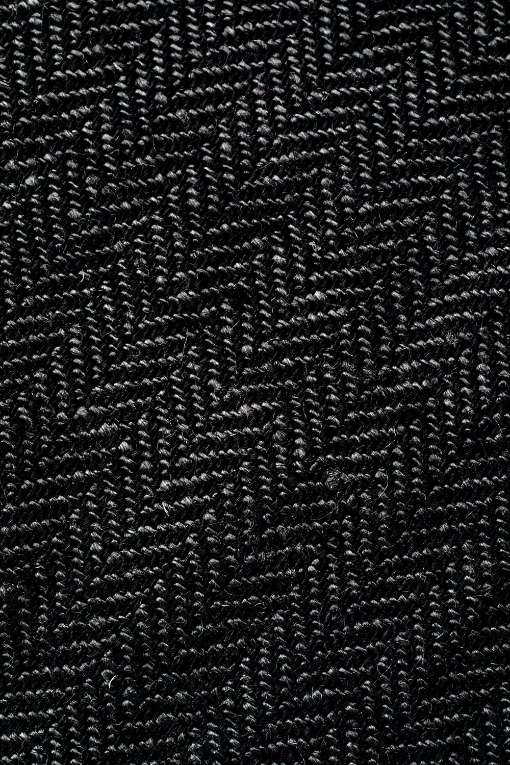 ショートスリーブシャツ リネンヘリンボーン BLACK×DK GREY