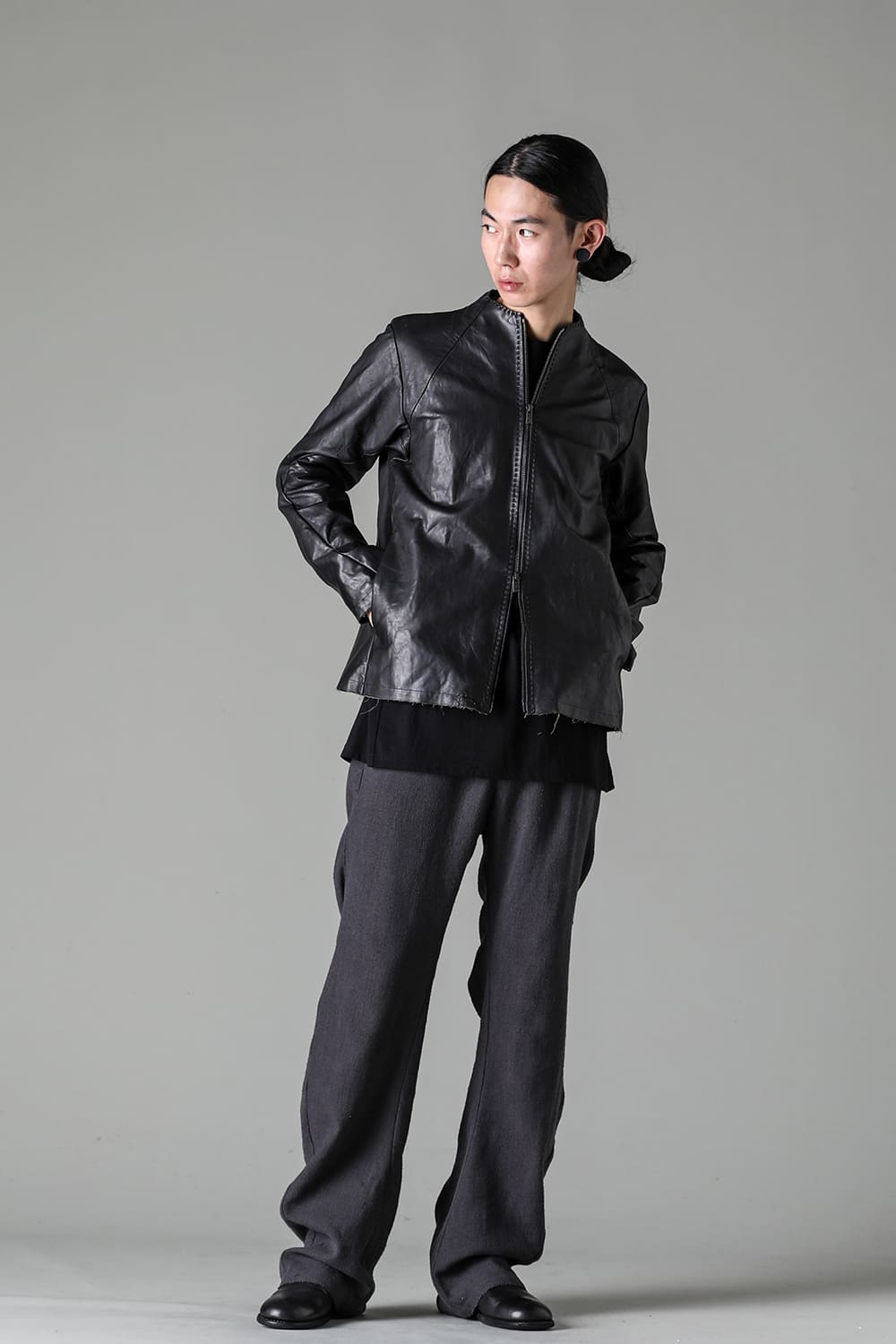 Anatomical easy pants silk / linen