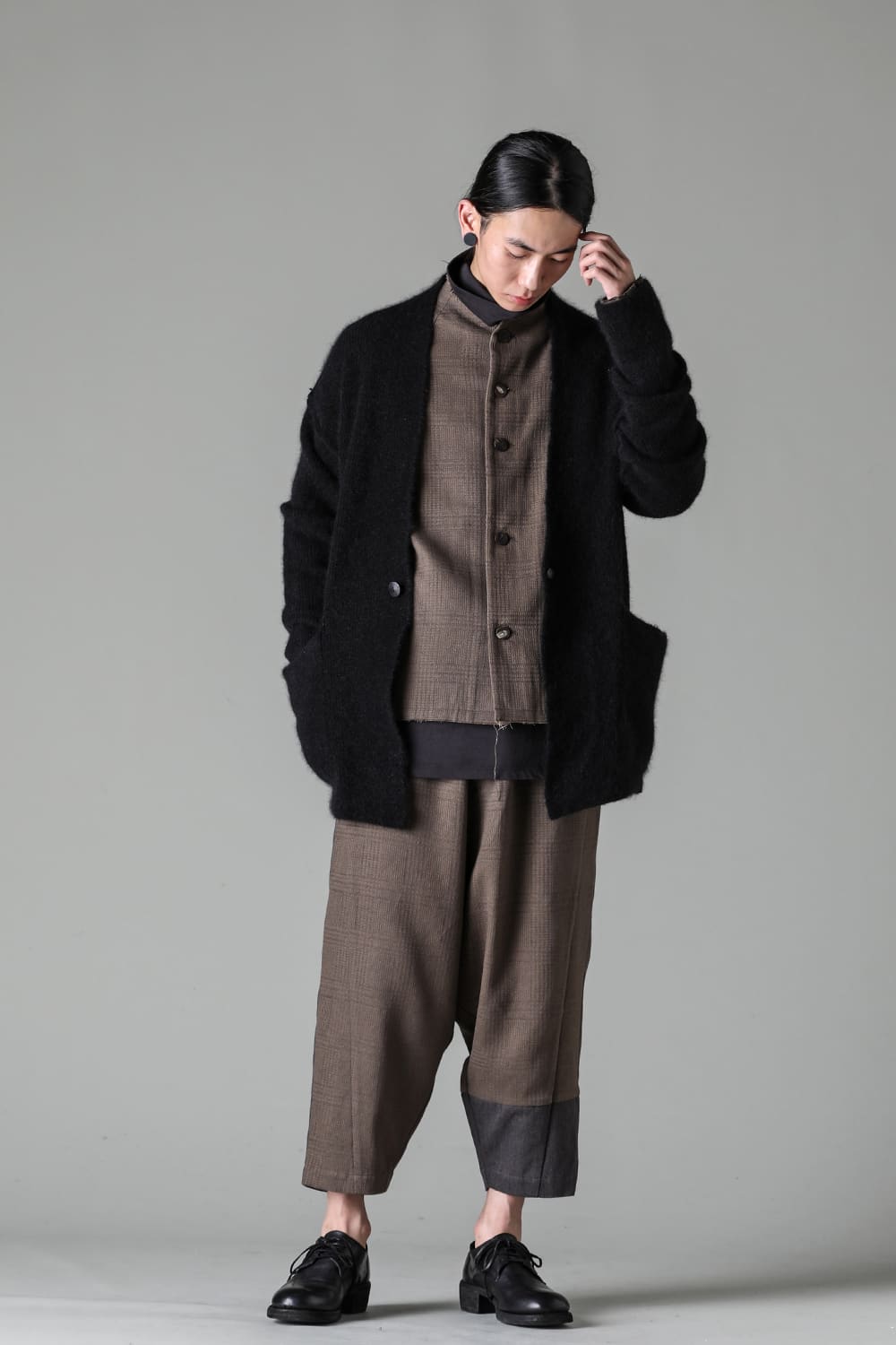 リラックスパンツ ドビー コットン