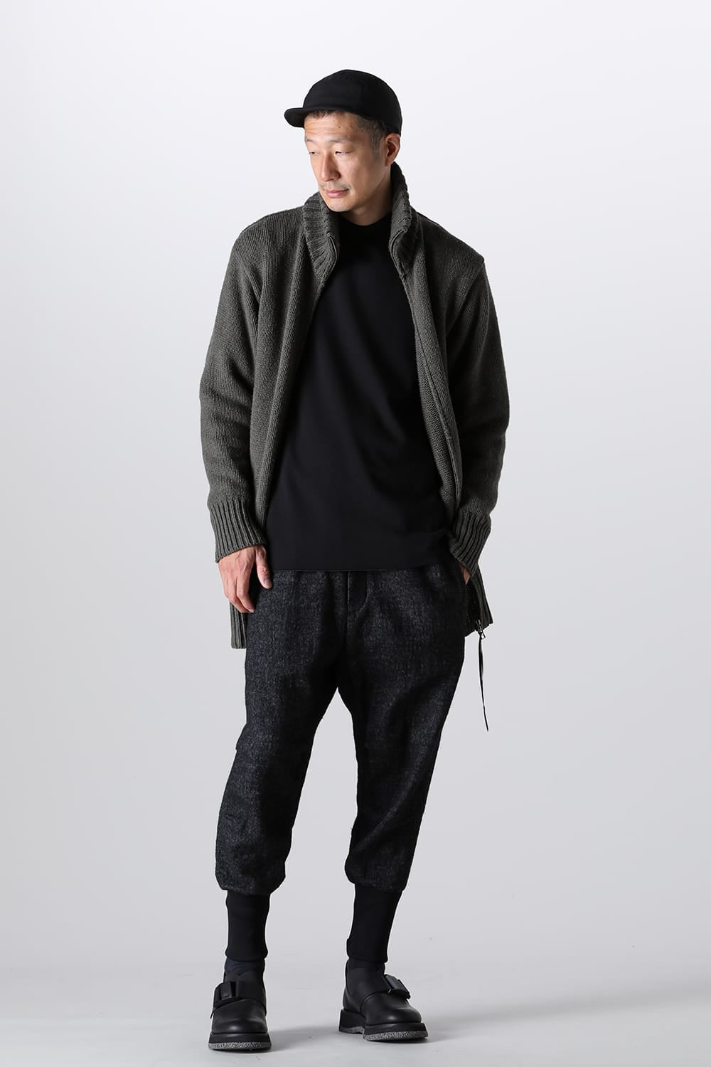 ドライバーズニット カーキ