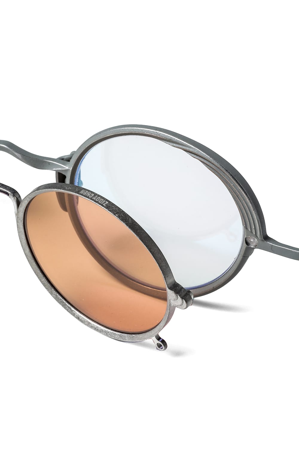 ZIGGY CHEN x RIGARDS Collaboration RG1008ZC / VINTAGE GRAY (FRAME) ×SILVER (CLIP) SALMON (LENS)