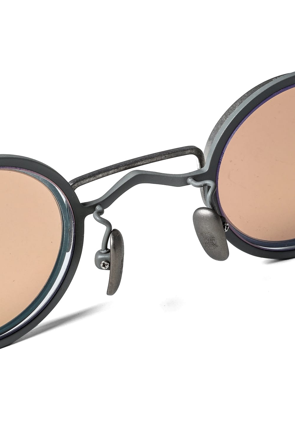 ZIGGY CHEN x RIGARDS Collaboration RG1008ZC / VINTAGE GRAY (FRAME) ×SILVER (CLIP) SALMON (LENS)