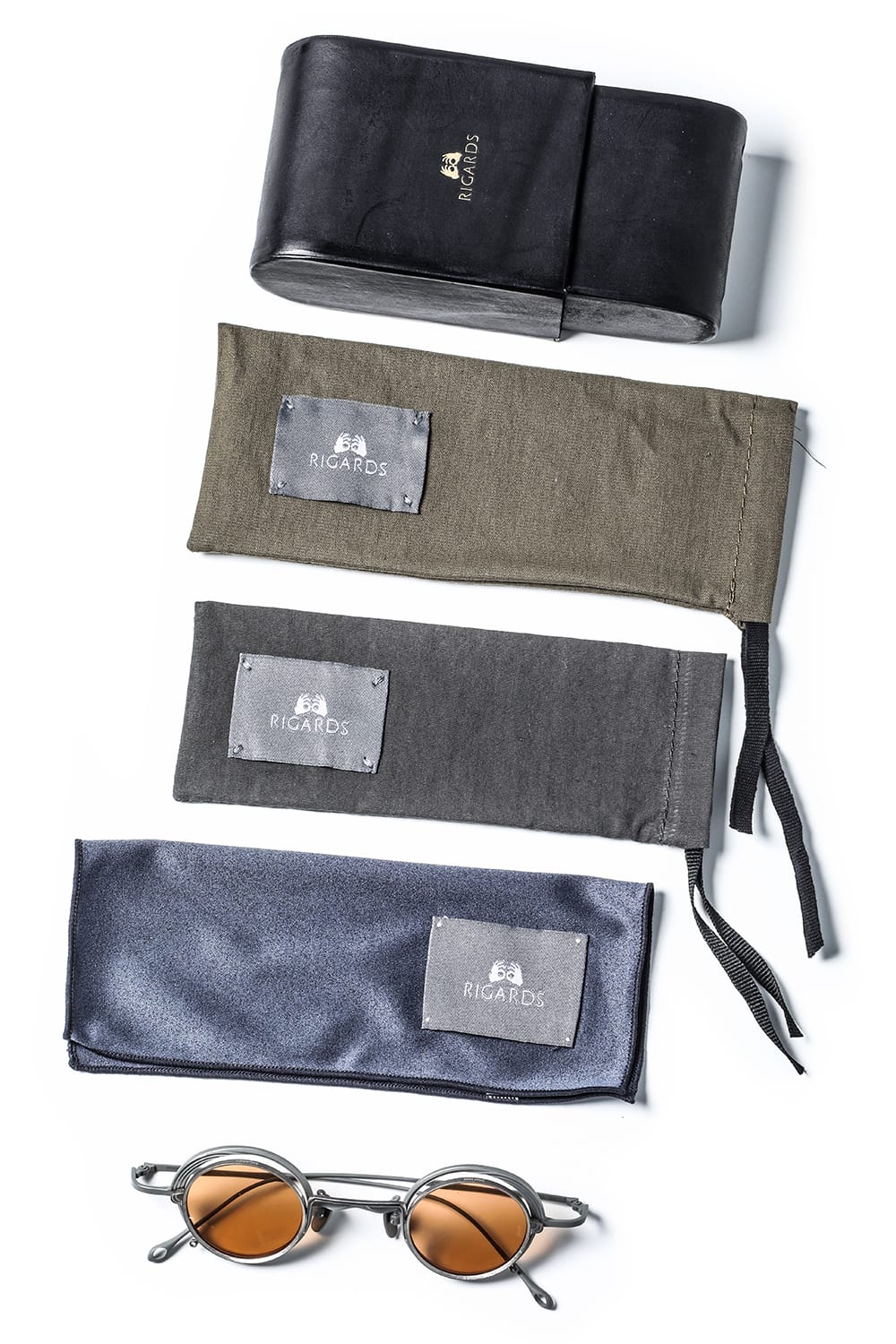 ZIGGY CHEN x RIGARDS Collaboration RG1008ZC / VINTAGE GRAY (FRAME) ×SILVER (CLIP) SALMON (LENS)