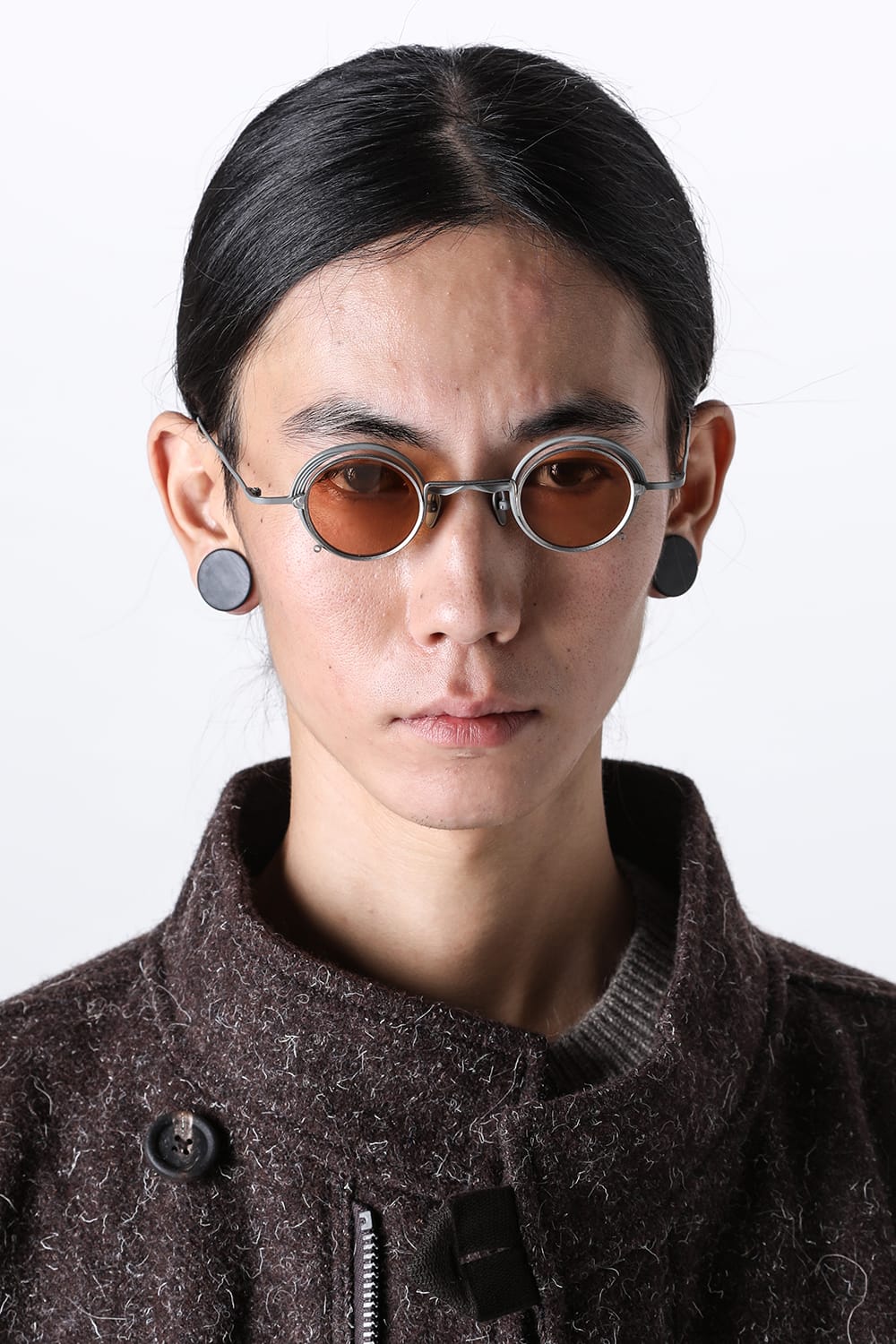 ZIGGY CHEN x RIGARDS Collaboration RG1008ZC / VINTAGE GRAY (FRAME) ×SILVER (CLIP) SALMON (LENS)