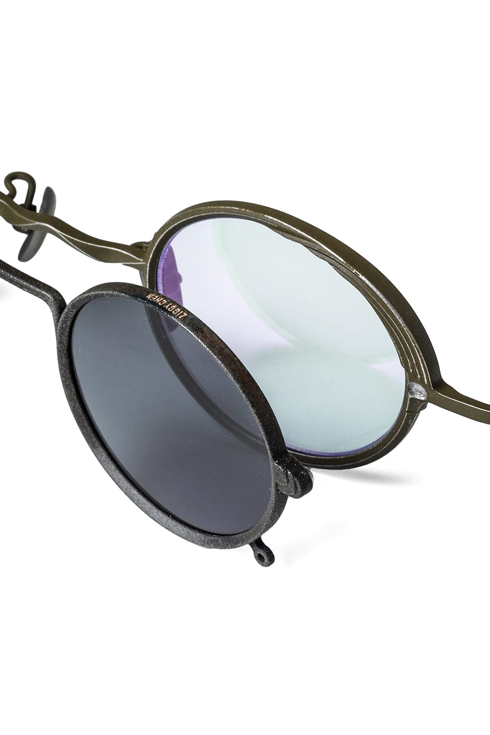 ZIGGY CHEN x RIGARDS Collaboration RG1008ZC / VINTAGE OLIVE x BRONZE (CLIP) DARK GRAY LENS