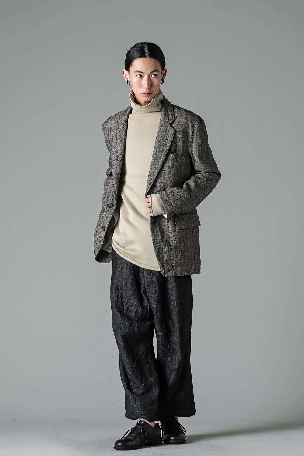 Fleece lining Cottton Bottle Neck Beige