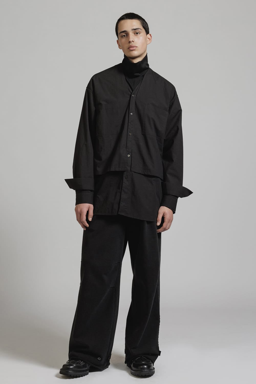 Layered V-Neck Shirt