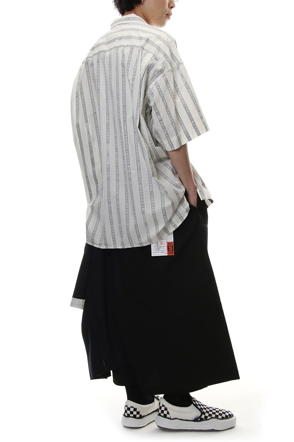 MAJOUR JAQUARD H/S SHIRT White