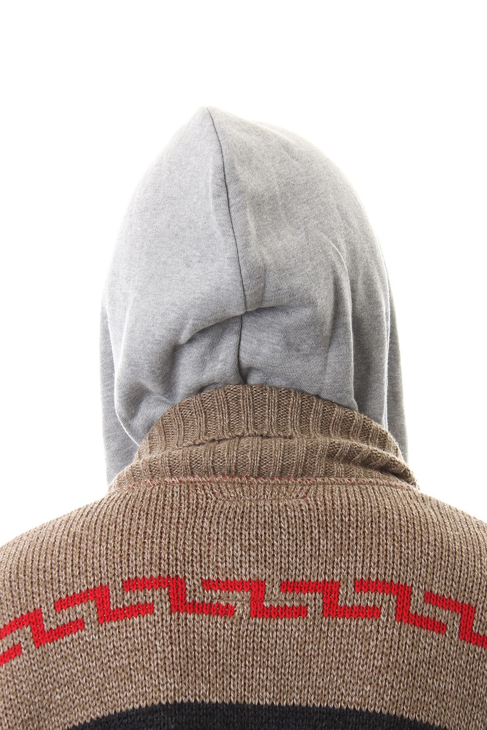 Zip slit Knit cardigan