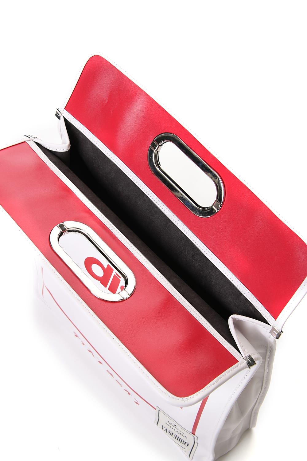 Disk union pvc Shopping Bag White