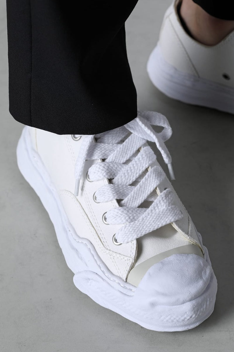 HANK Original sole Toe cap sneaker LOW canvas White