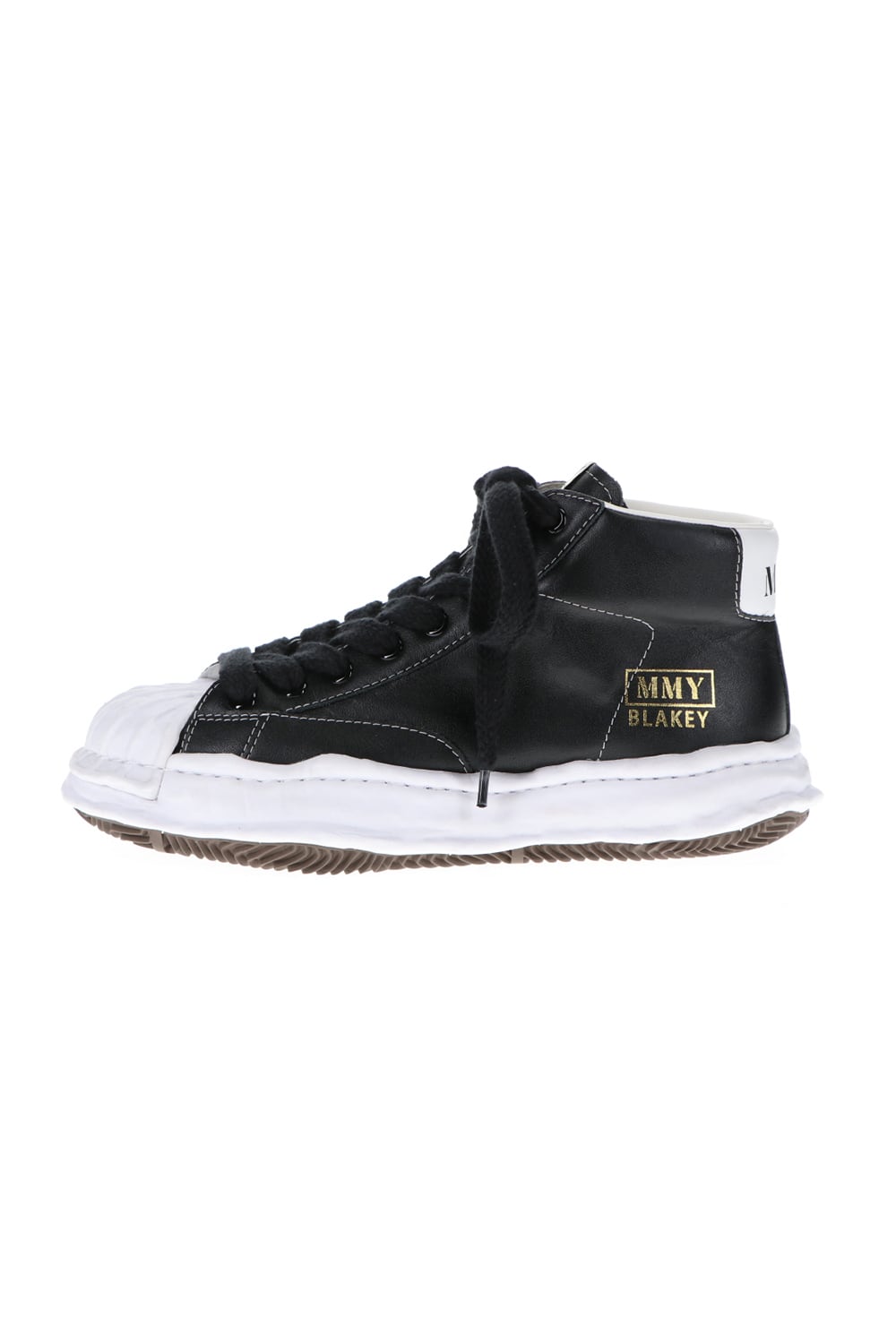 -BLAKEY High- Original STC sole leather Hi-top sneakers Black