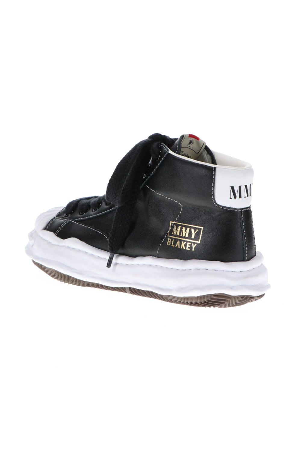 -BLAKEY High- Original STC sole leather Hi-top sneakers Black