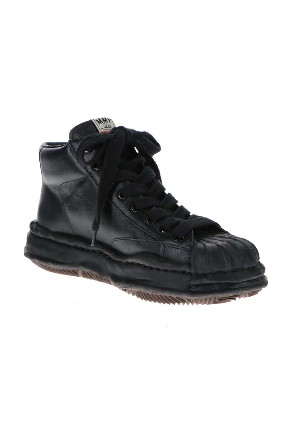 -BLAKEY High- Original STC sole leather Hi-top sneakers Black / Black