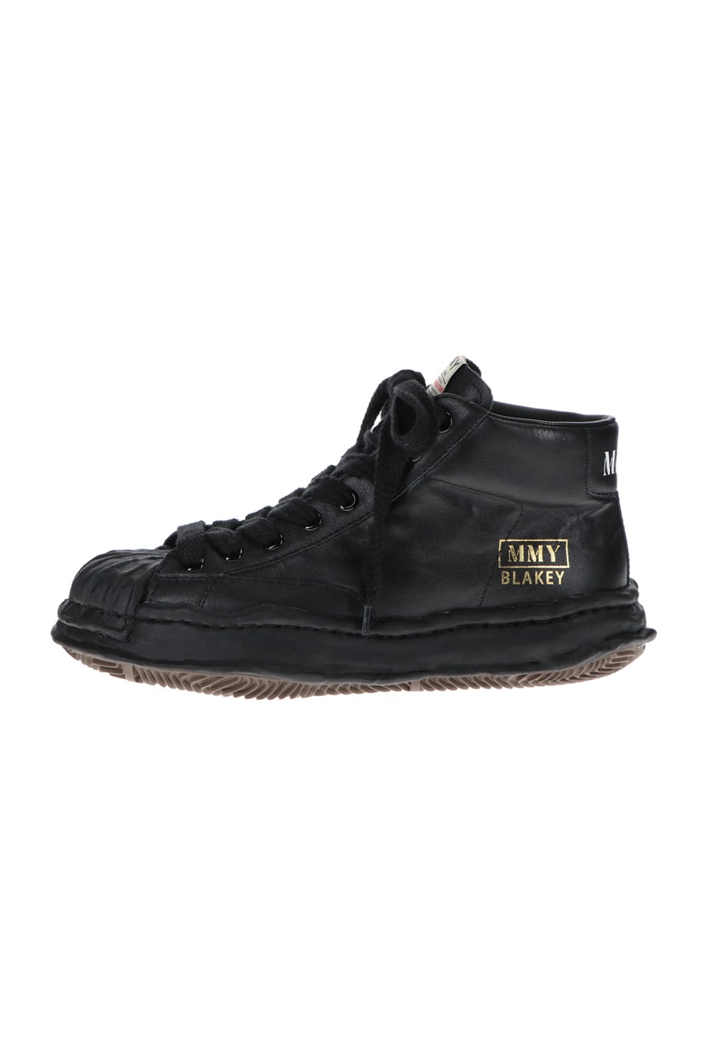 -BLAKEY High- Original STC sole leather Hi-top sneakers Black / Black
