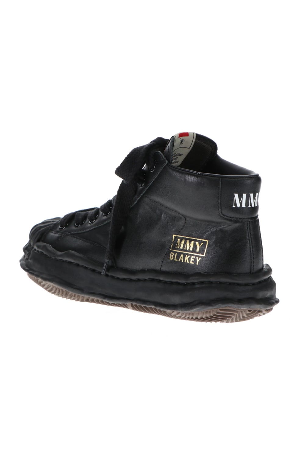 -BLAKEY High- Original STC sole leather Hi-top sneakers Black / Black