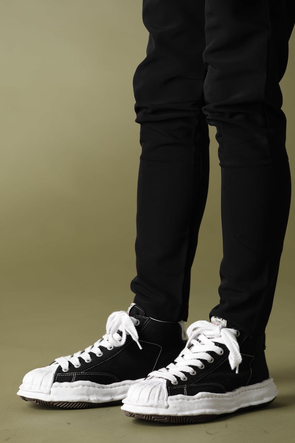 -BLAKEY High- Original STC sole canvas Hi-top sneakers Black