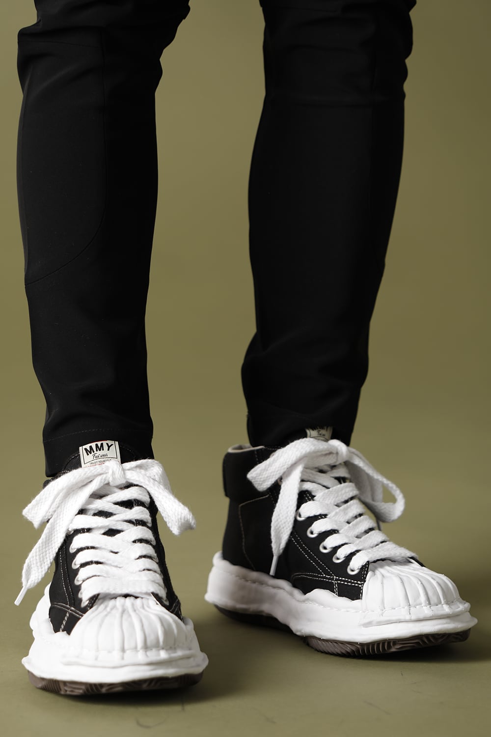 -BLAKEY High- Original STC sole canvas Hi-top sneakers Black