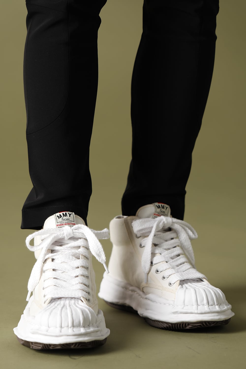 -BLAKEY High- Original STC sole canvas Hi-top sneakers White