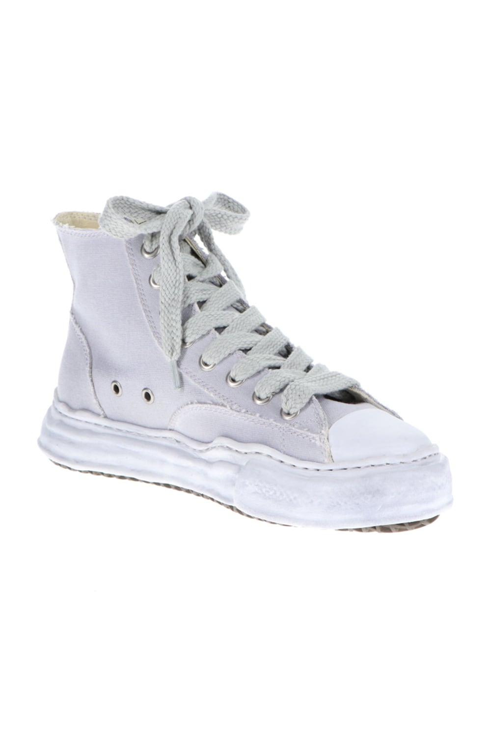 -ピーターソン- オリジナルソール オーバーダイ ハイトップ スニーカー Gray