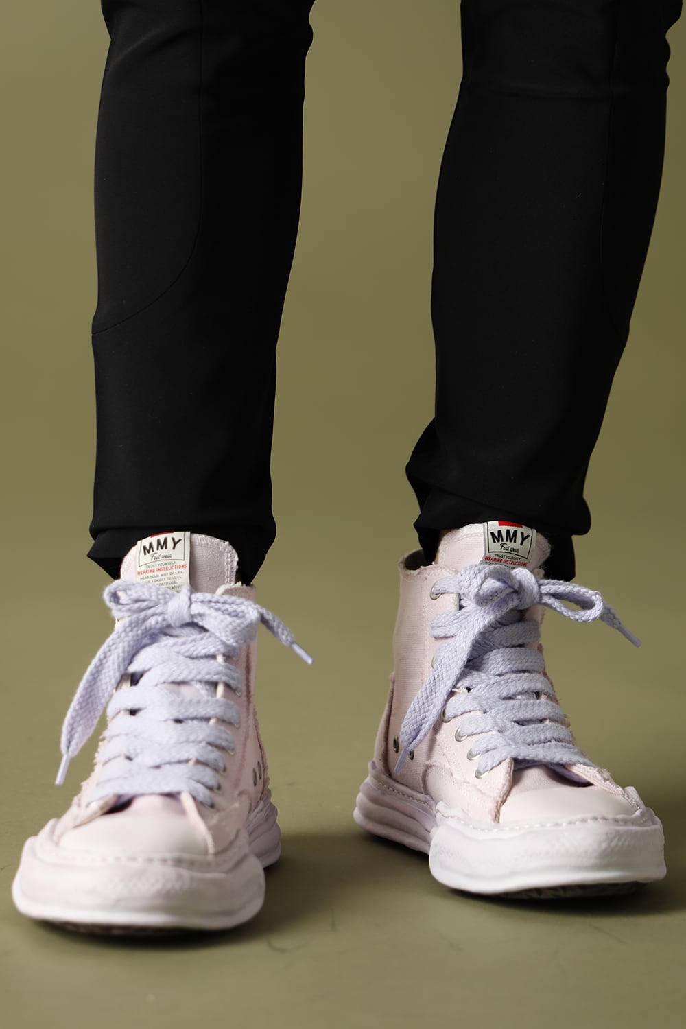 -ピーターソン- オリジナルソール オーバーダイ ハイトップ スニーカー Purple