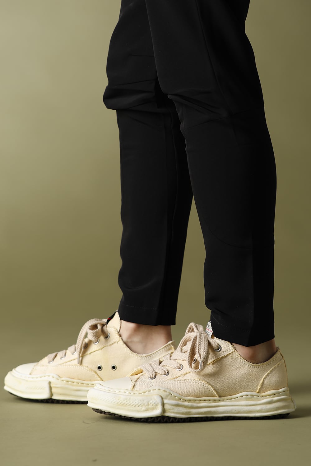 -ピーターソン- オリジナルソール オーバーダイ ローカット スニーカー Beige