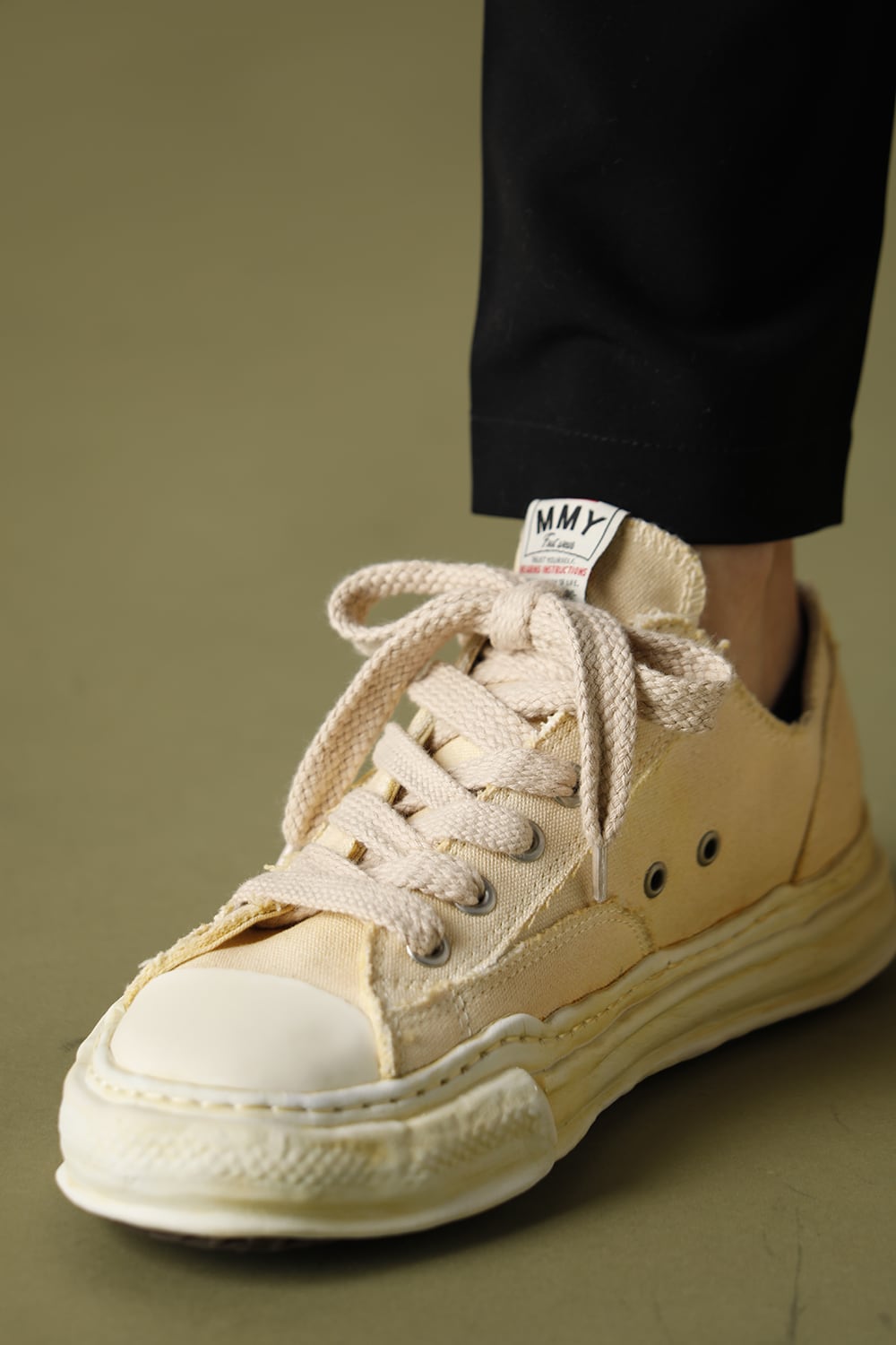 -ピーターソン- オリジナルソール オーバーダイ ローカット スニーカー Beige