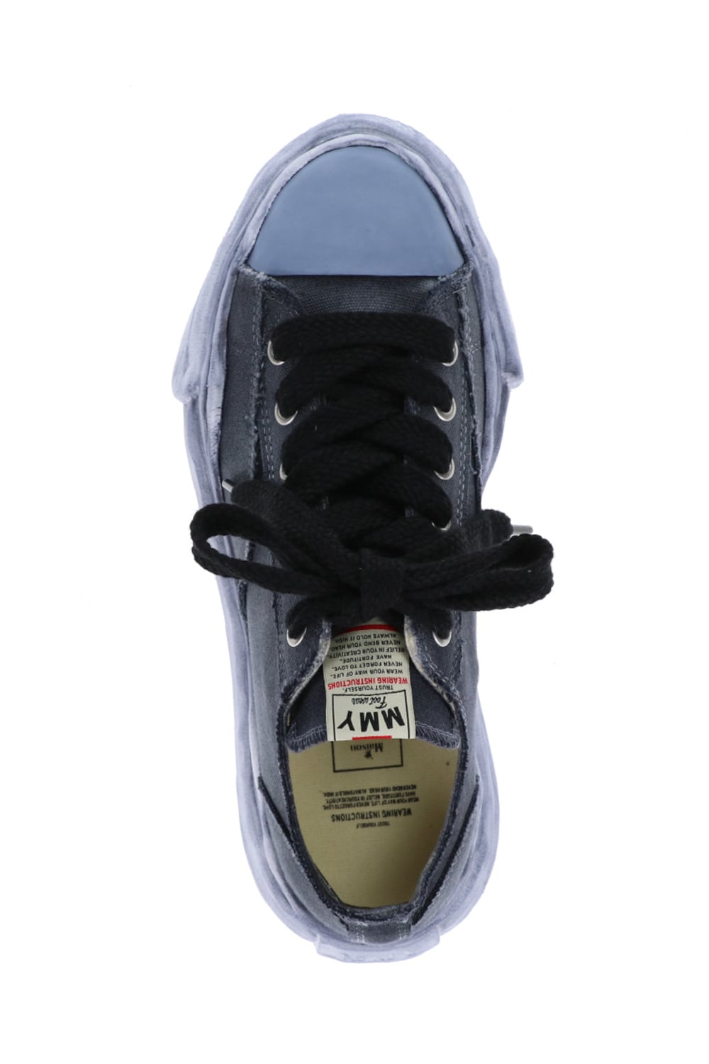 -ピーターソン- オリジナルソール オーバーダイ ローカット スニーカー Black