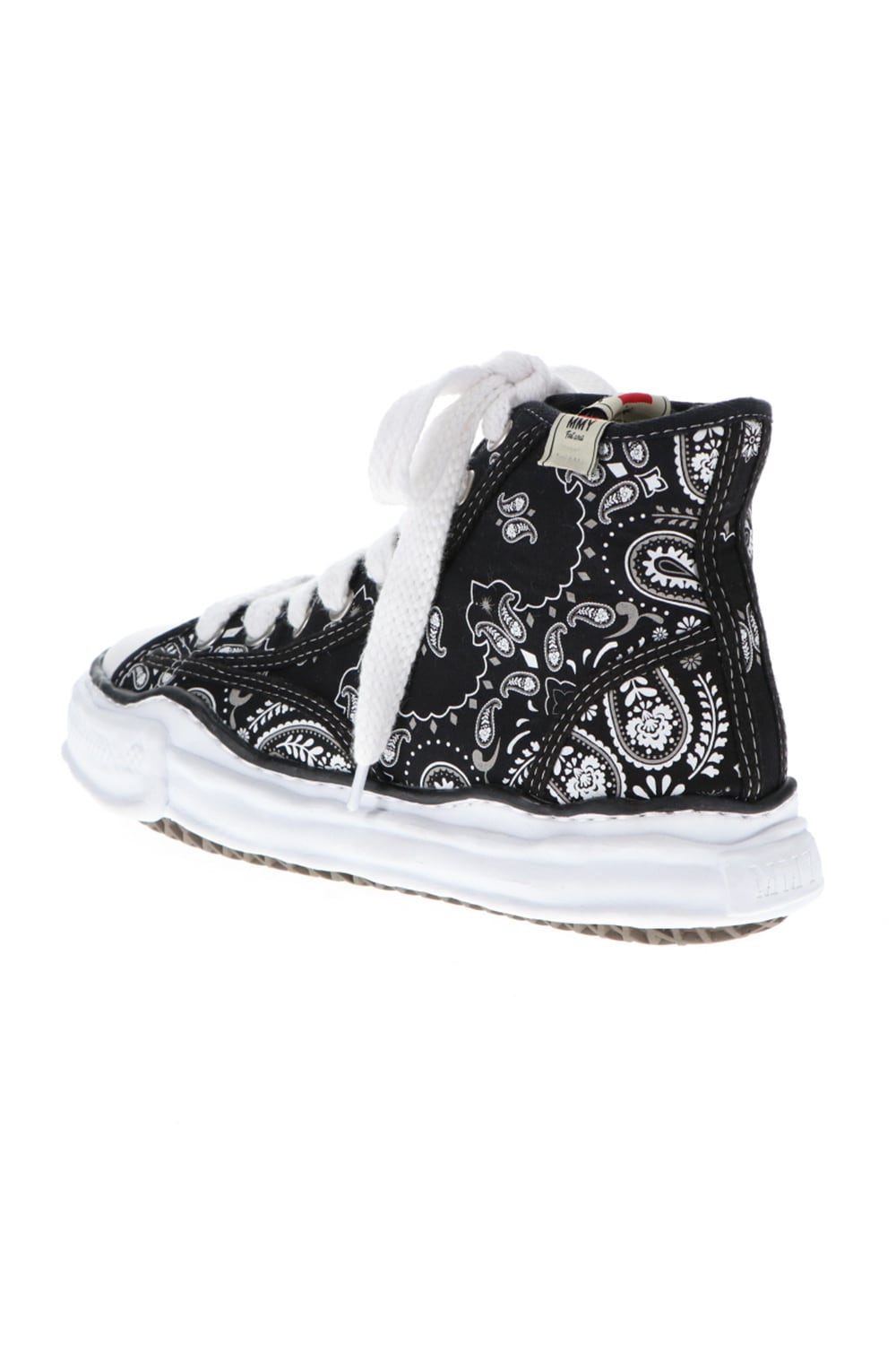 -ピーターソン ハイ- オリジナルソール キャンバス バンダナ ハイトップ スニーカー Black