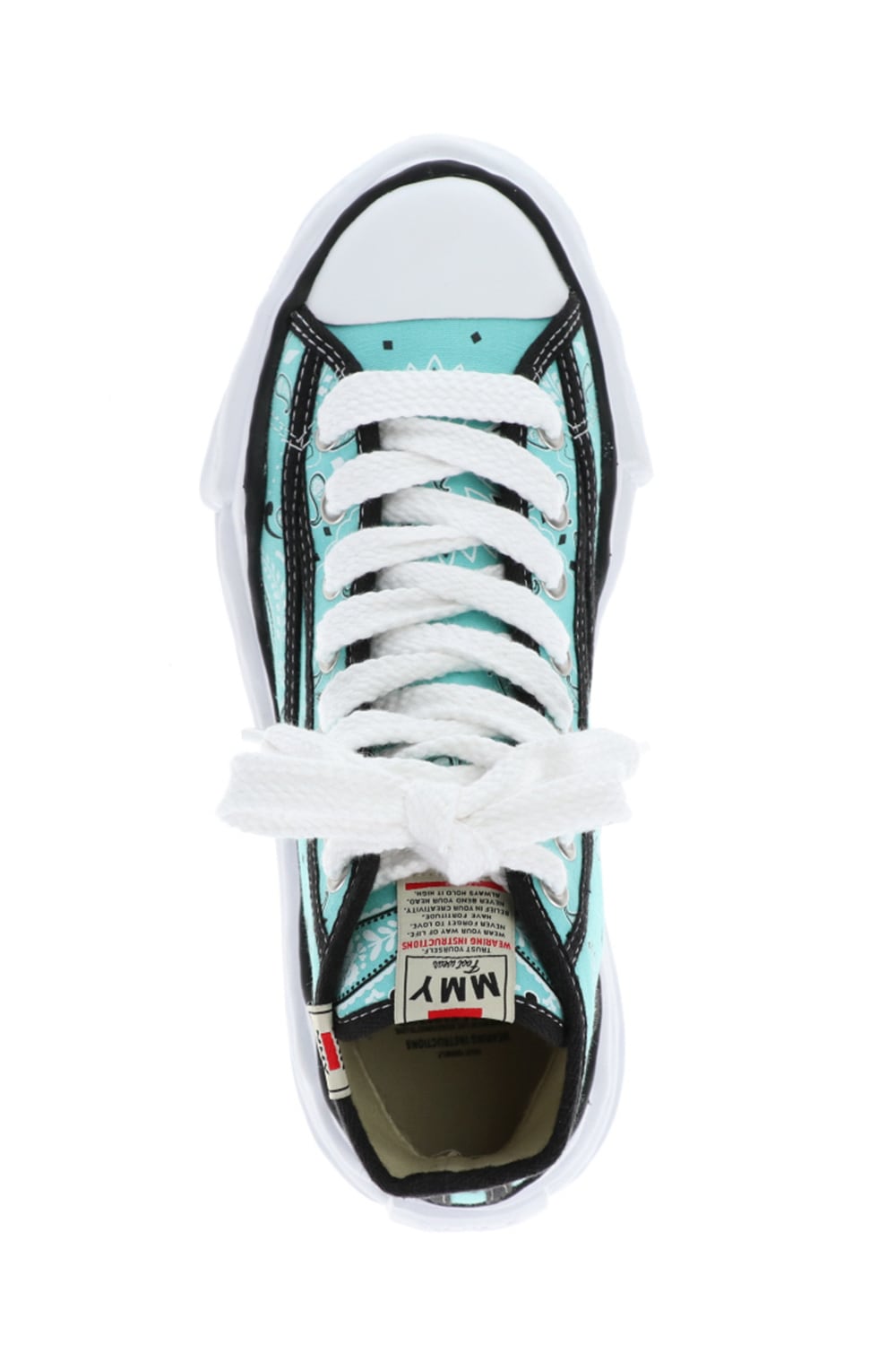 -ピーターソン ハイ- オリジナルソール キャンバス バンダナ ハイトップ スニーカー Green