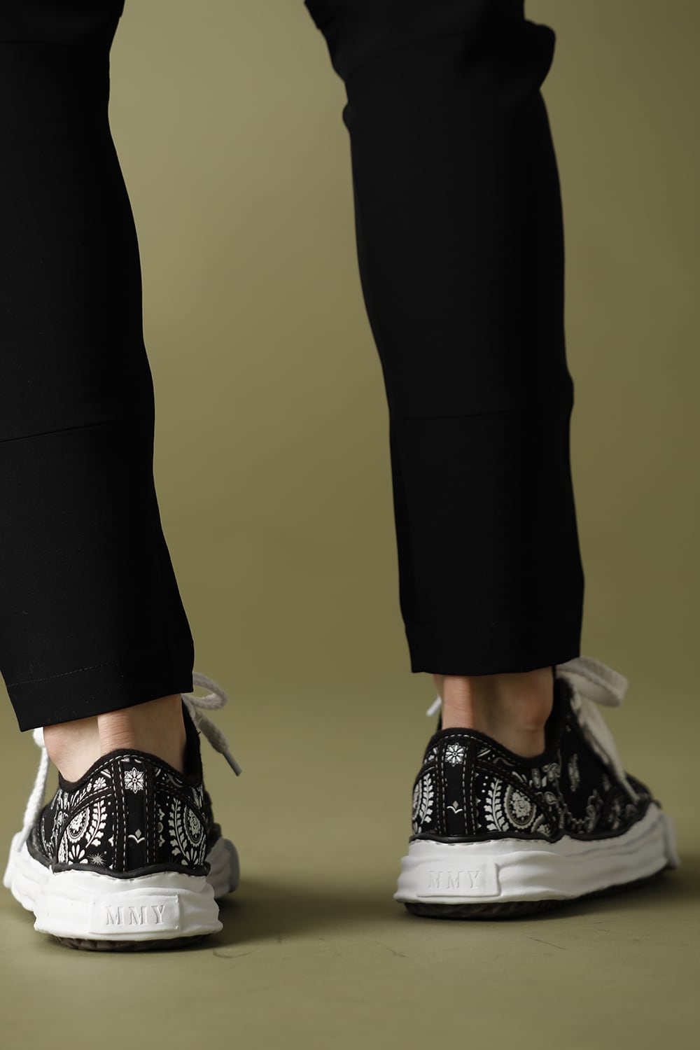 -ピーターソン ロー- オリジナルソール キャンバス バンダナ ローカット スニーカー Black