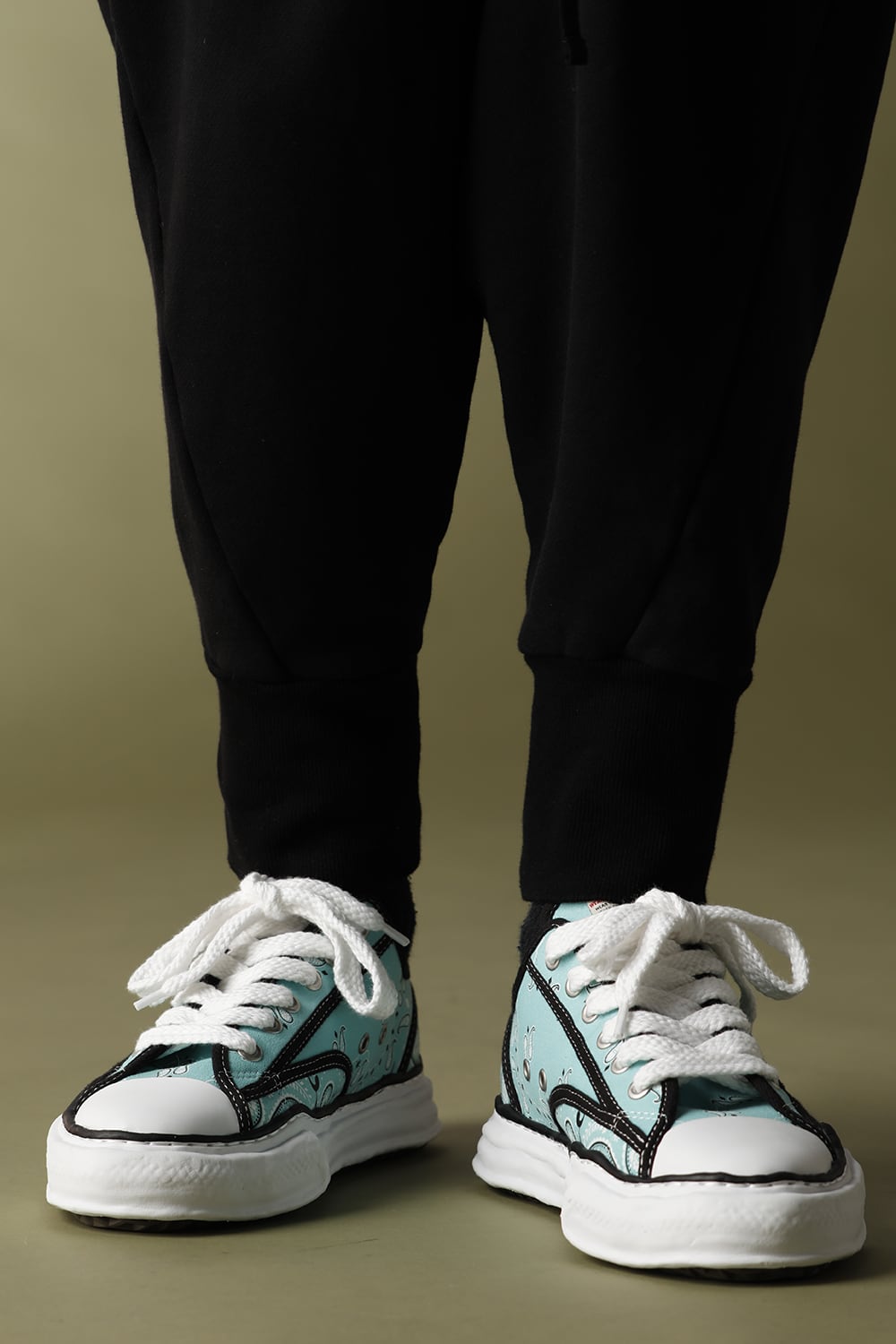 -ピーターソン ロー- オリジナルソール キャンバス バンダナ ローカット スニーカー Green