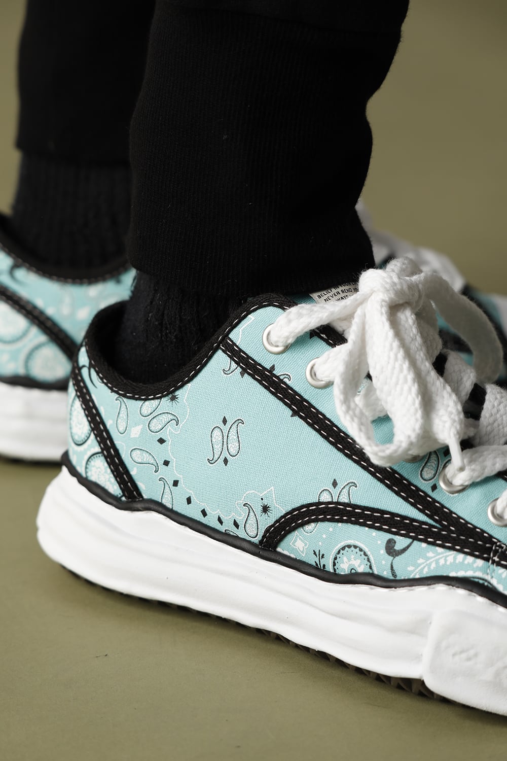 -ピーターソン ロー- オリジナルソール キャンバス バンダナ ローカット スニーカー Green