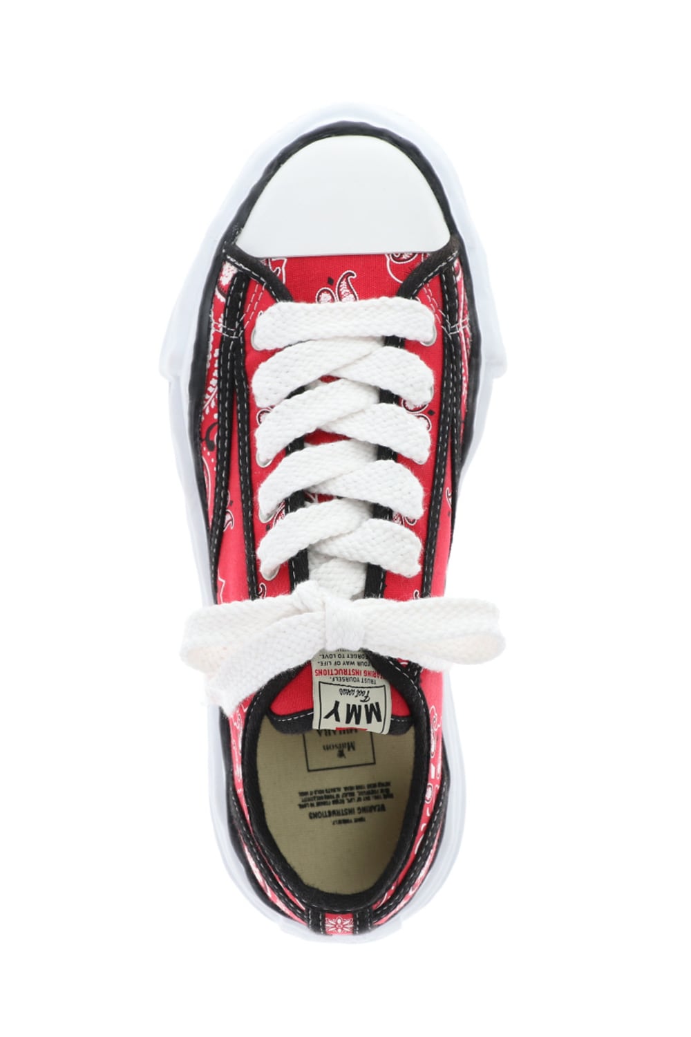 -ピーターソン ロー- オリジナルソール キャンバス バンダナ ローカット スニーカー Red